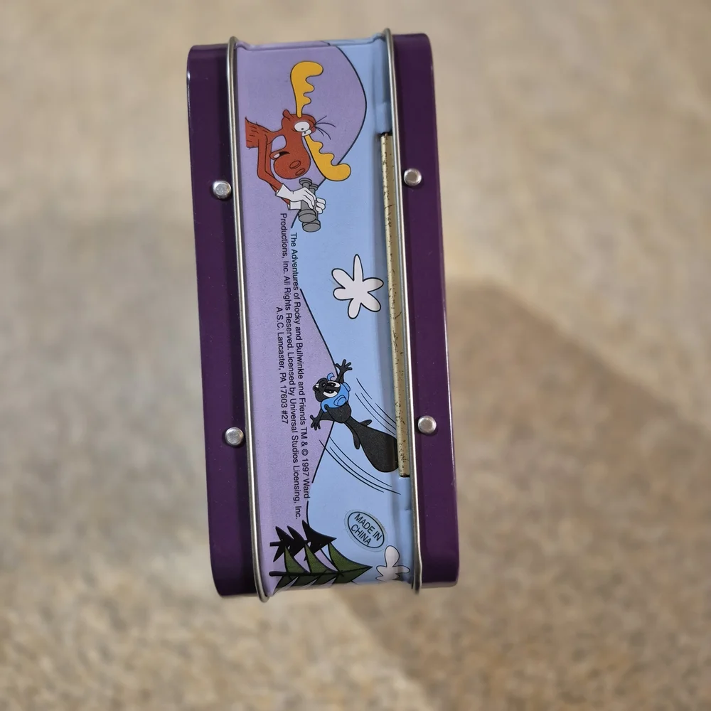 Bullwinkle Vintage Mini Tin Lunchbox